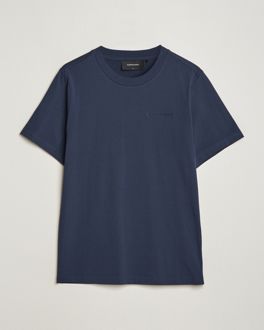 Peak Performance Original Crew Neck T-Shirt Blue Shadow