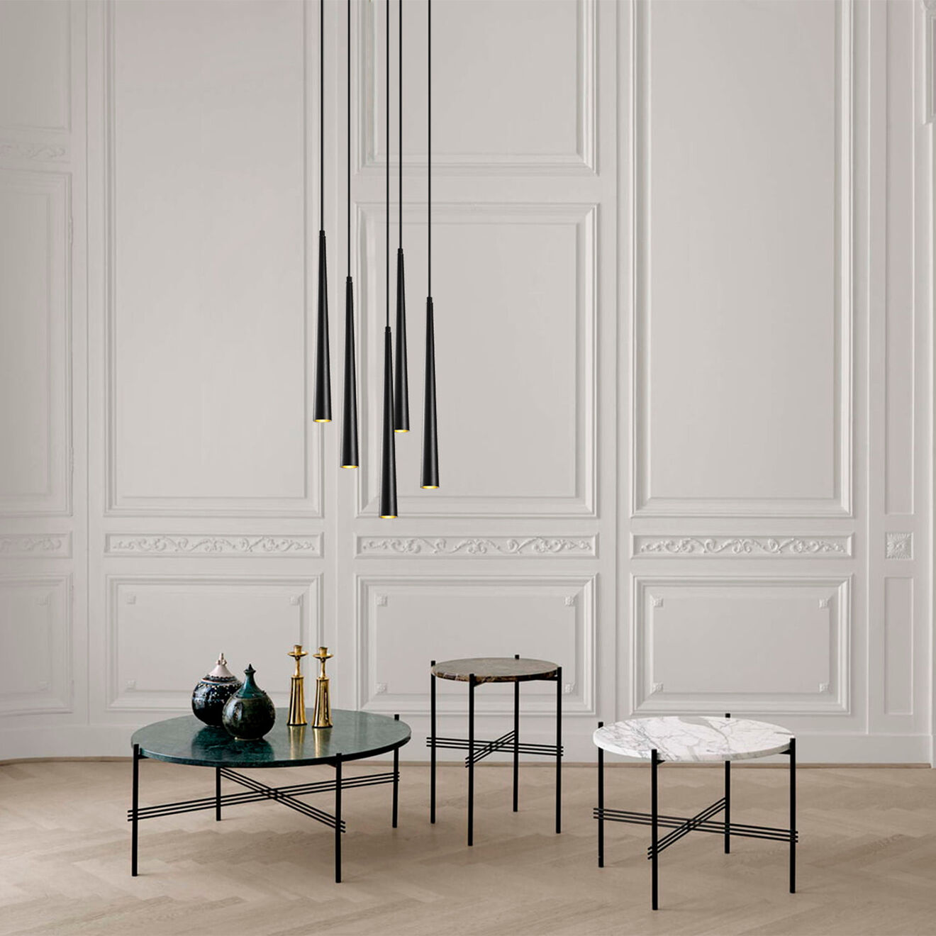 Opviq Suspension Ugur noire - 43x135 cm