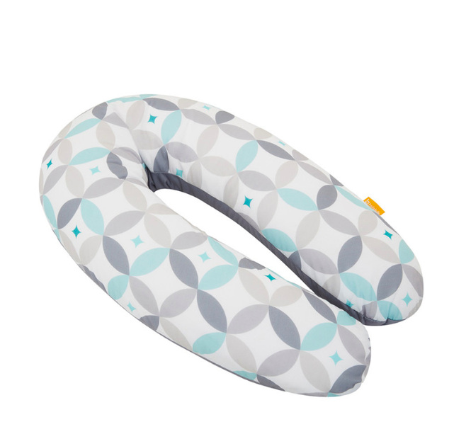 Coussin d'allaitement graphique - Ecru