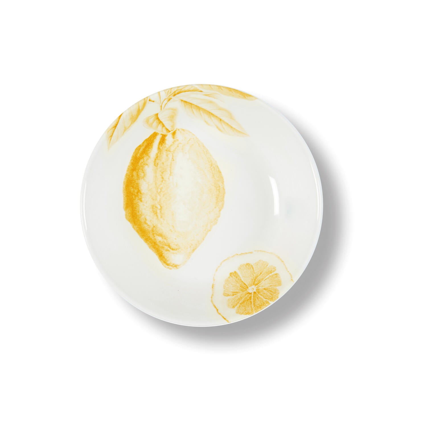 Excelsa  Faune & Flore dyb tallerken, citron, gul - 20 cm