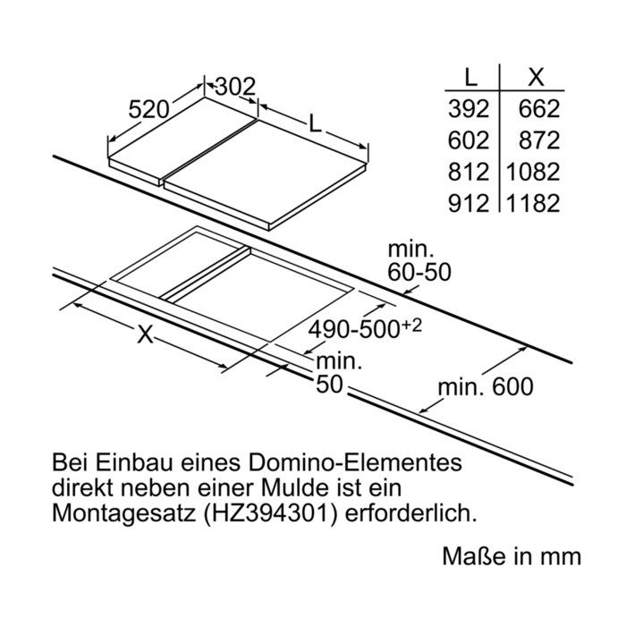 Siemens Elektrokochfeld iQ300 ET375FFP1E Schwarz