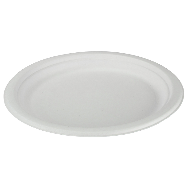 EJS Pappteller, 23 cm, weiss, 50 Stück