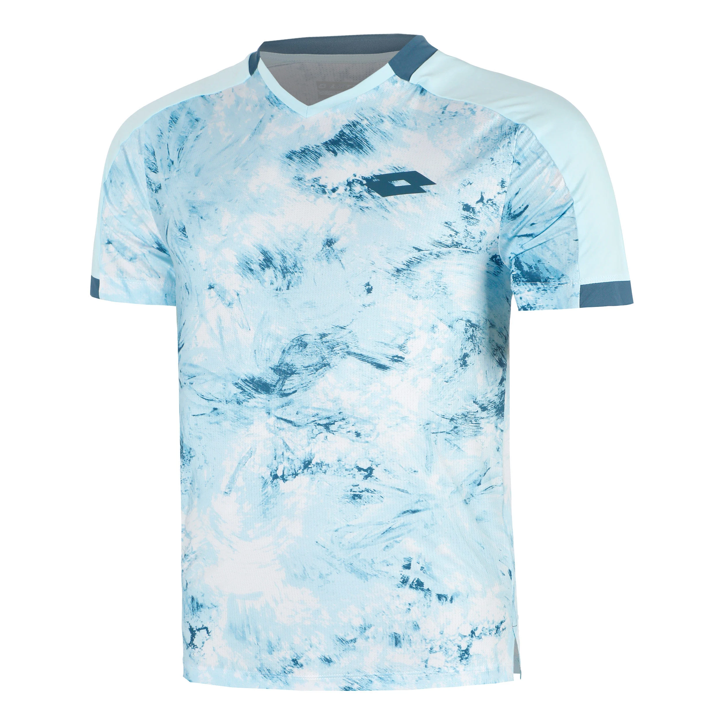 Lotto Tech IV D2 T-shirt Hommes - Bleu Clair