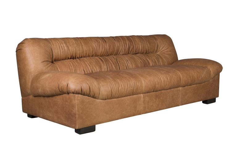 Dutchbone Douglas 2-zits bank gewaxt leer Cognac_1
