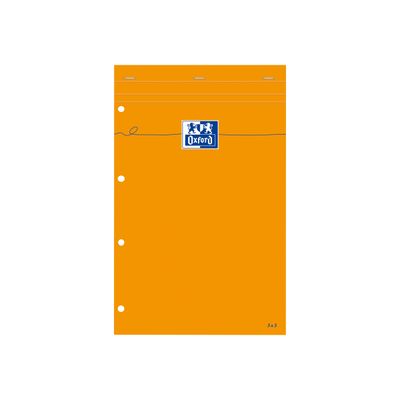 Oxford - Bloc notes - A4 + - petits carreaux - 80G