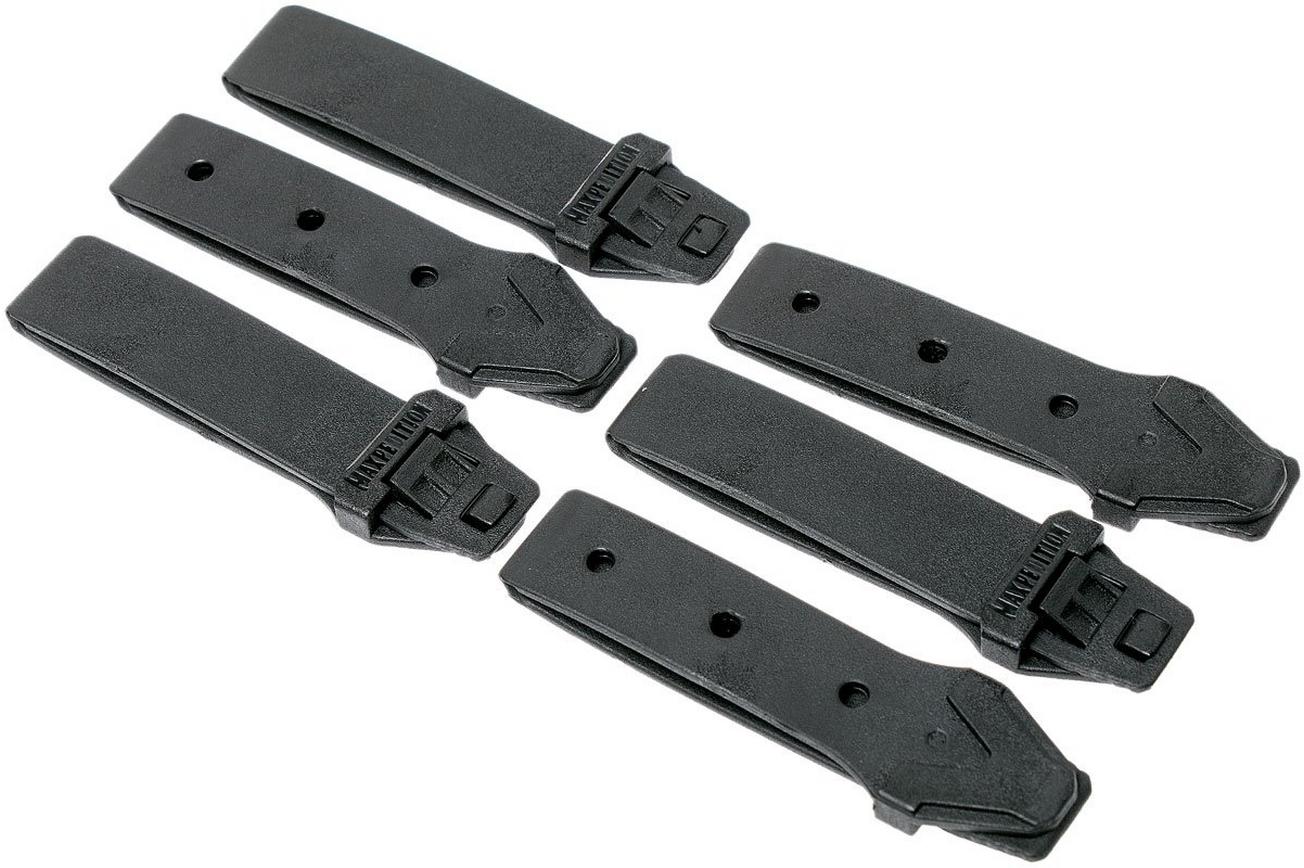 Maxpedition TacTie PJC3BLK Polymer Joining Clips AGR MOLLE-clips, zes stuks