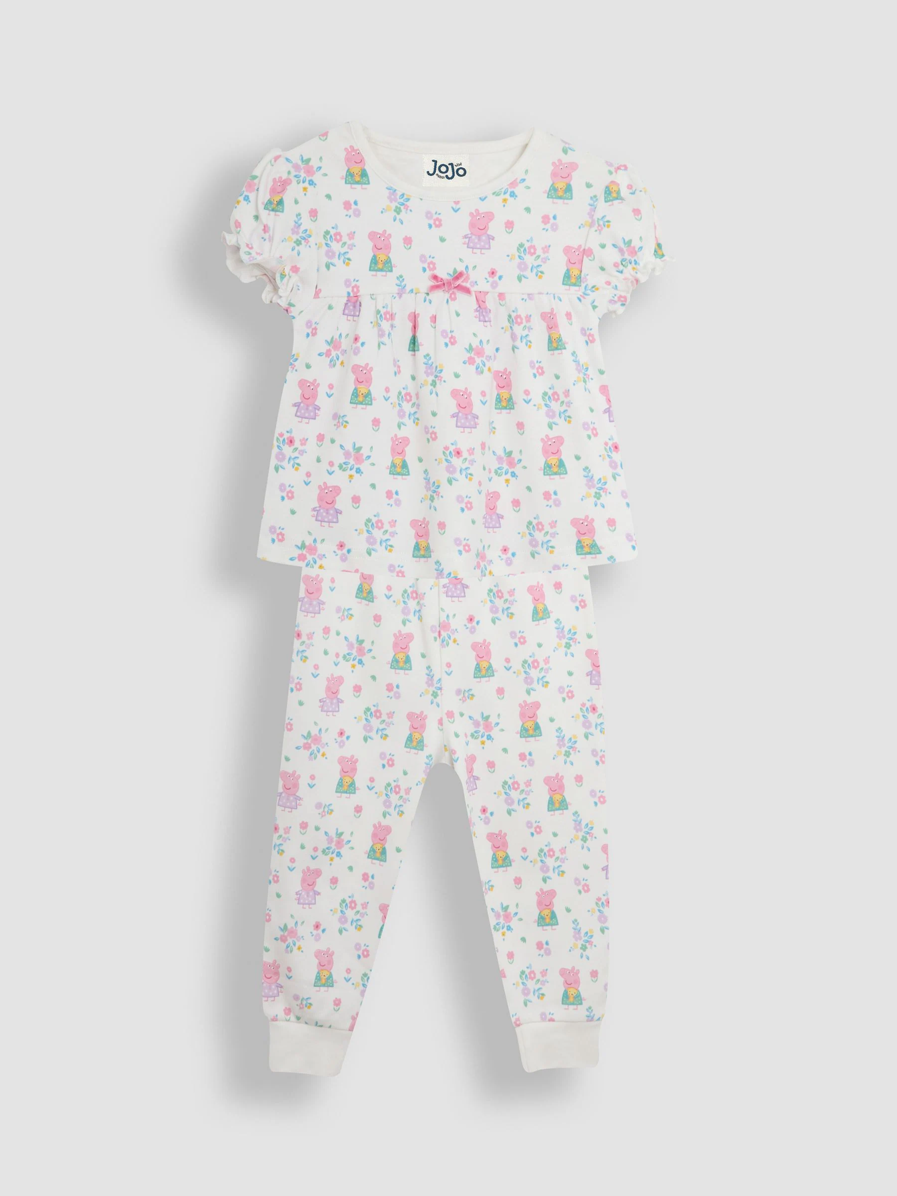 JoJo Maman Bébé - Jersey pyjama met Peppa Pig