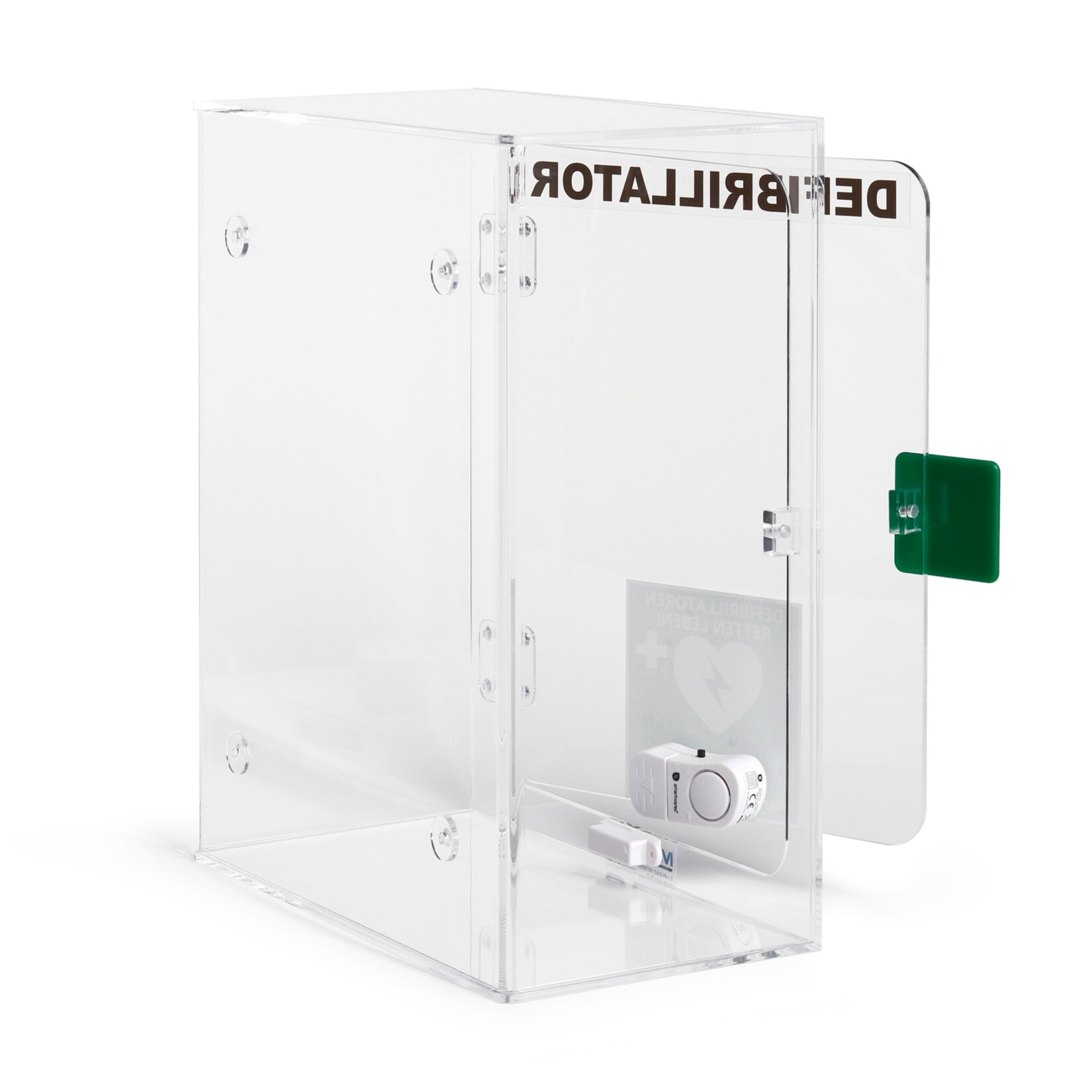 MEDX5 Defibrillator (AED) Wandkasten mit Alarm, für HeartSine Geräte, Plexiglas