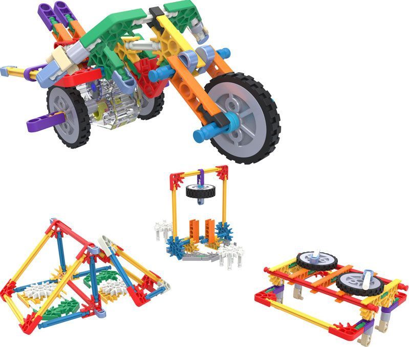K'Nex - Gemotoriseerde Creations - Bouwset - 325 Stuks - 3D Educatief Speelgoed voor Kinderen
