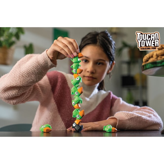 Toucan Tower - Stacking Fun - grün