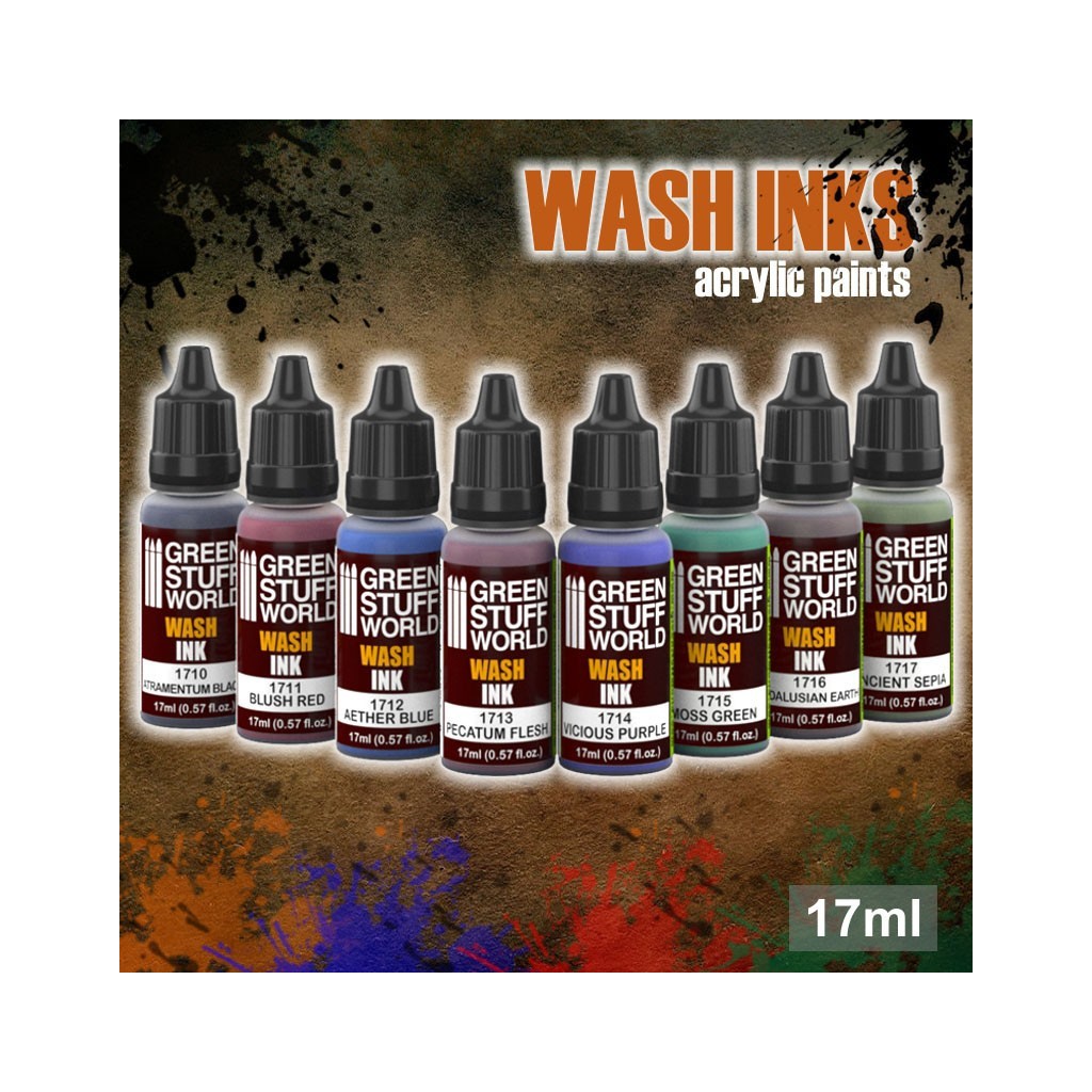 Acrylic Wash Ink Paint Set