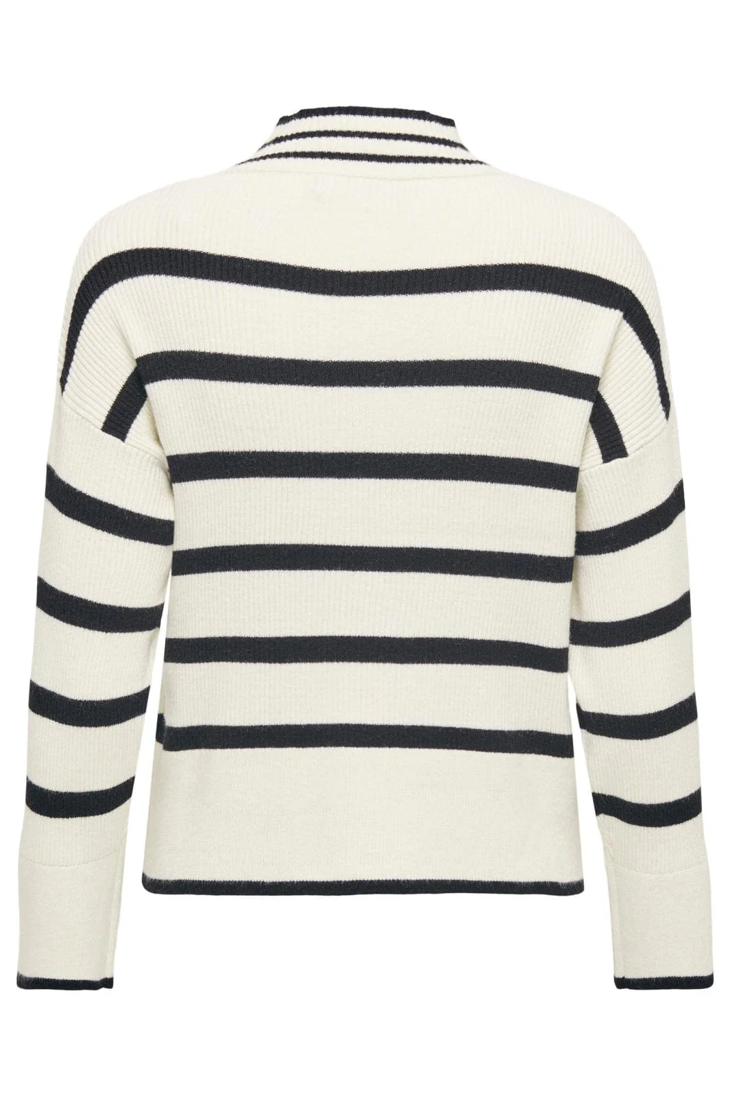 Only Onlibi L/S Highneck Pullover Knt 4031224 whitecap gray w melange black