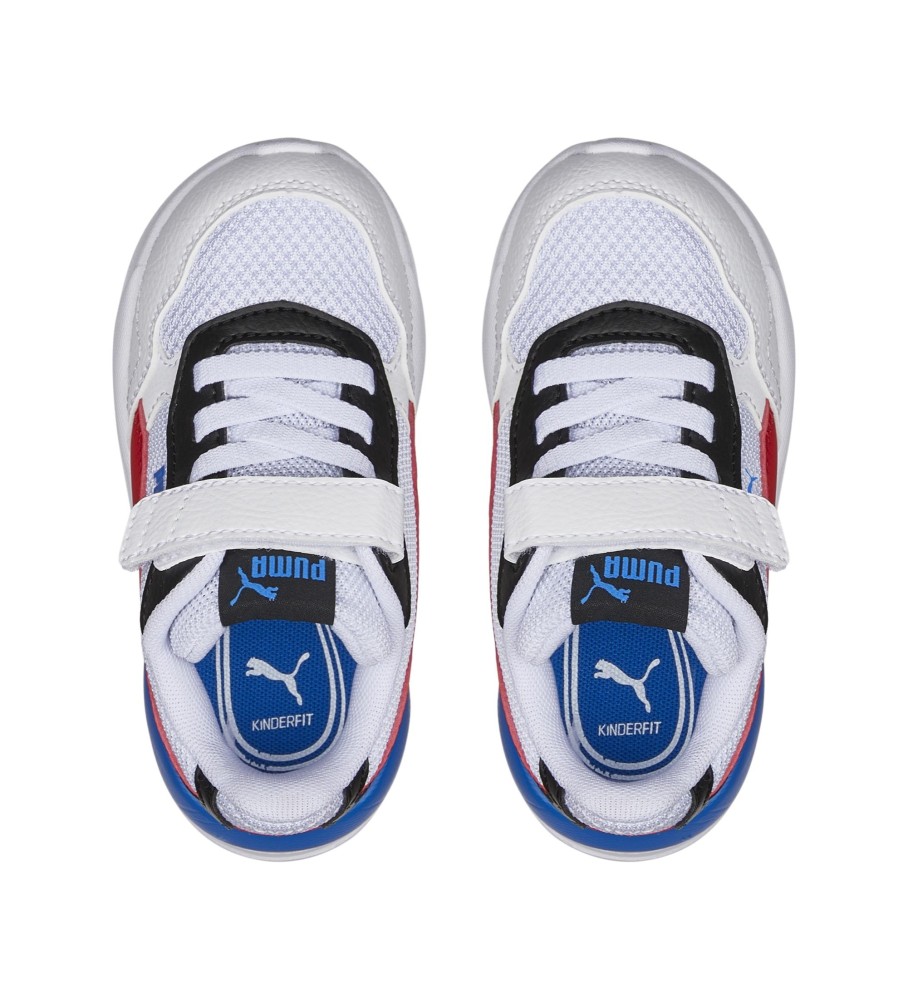 Tênis Puma X-Ray Speed Lite AC, branco e vermelho.