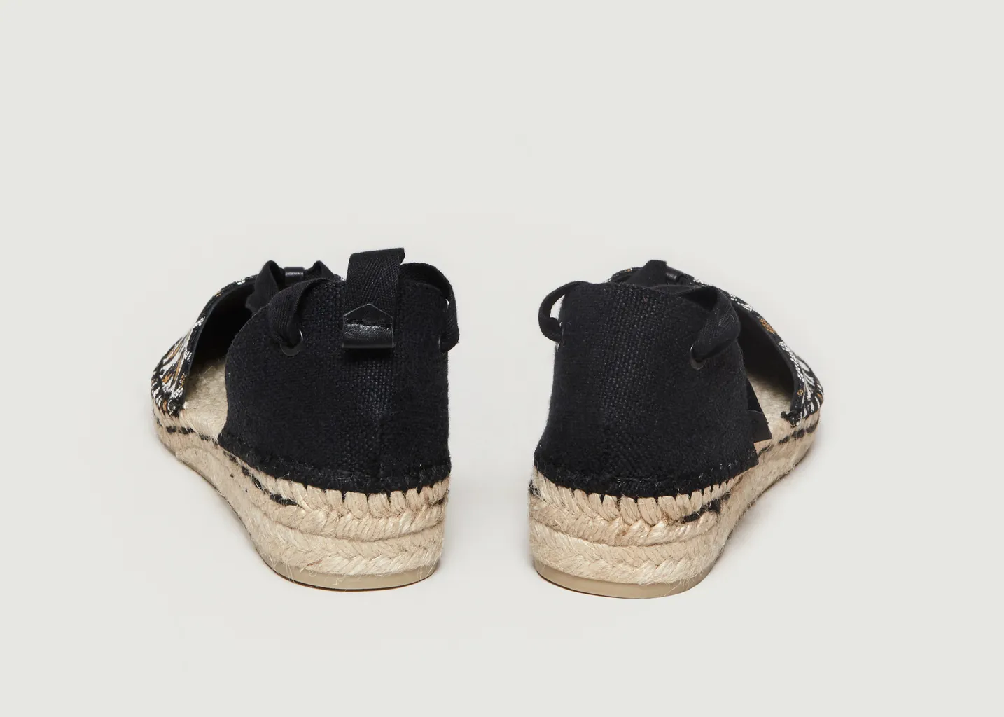 Espadrilles Plates Motif Léopard Gabriela Castañer