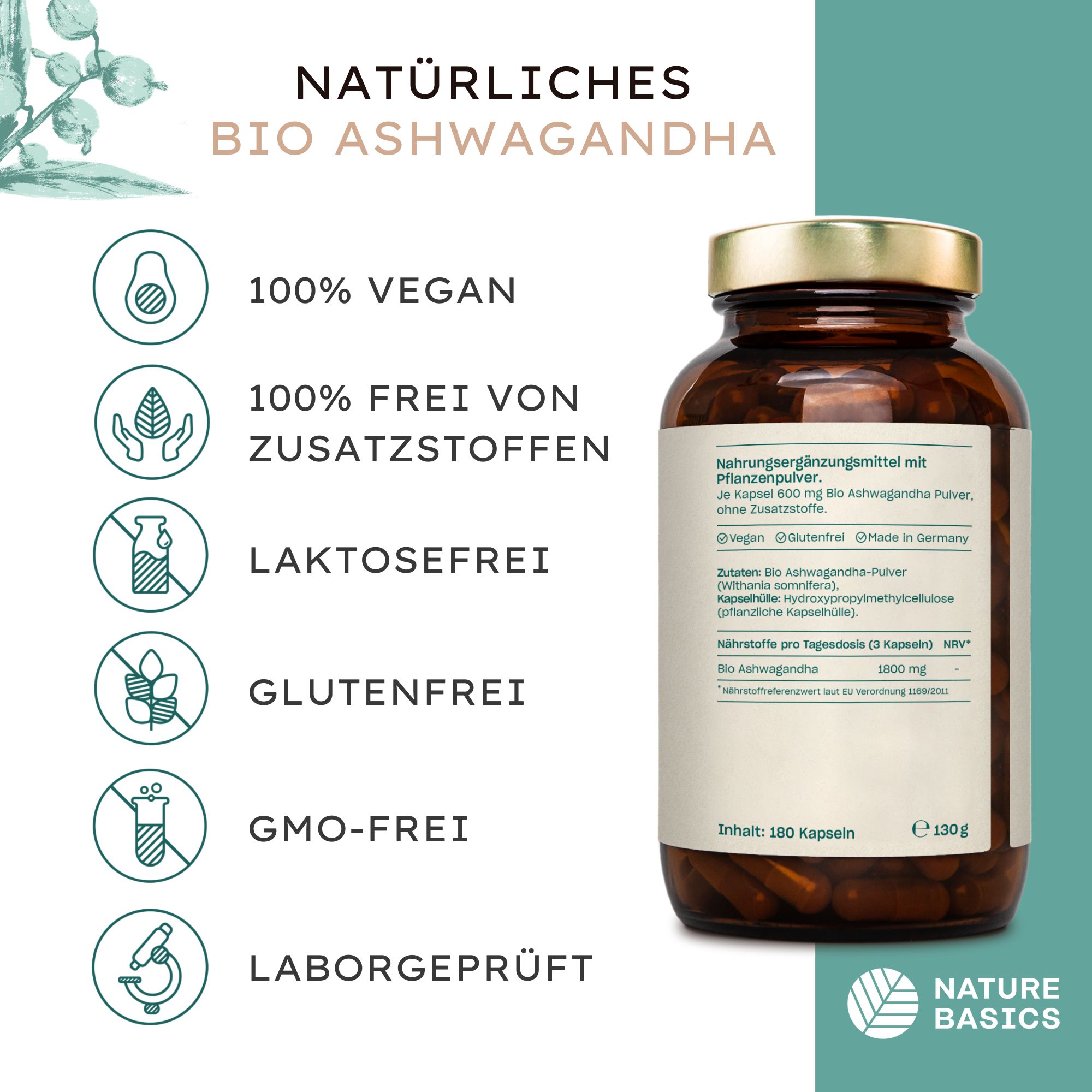 Nature Basics Bio Ashwagandha