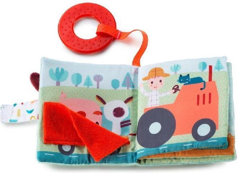 Lilliputiens - Boerderij - Interactief Leerboek - Grappige Dieren - 10 x 10 cm