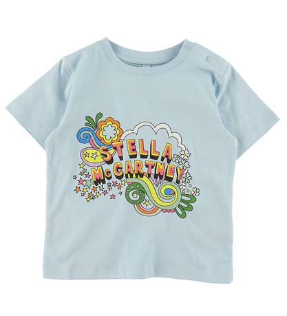Stella McCartney Kids T-Shirt - Blau m. Print