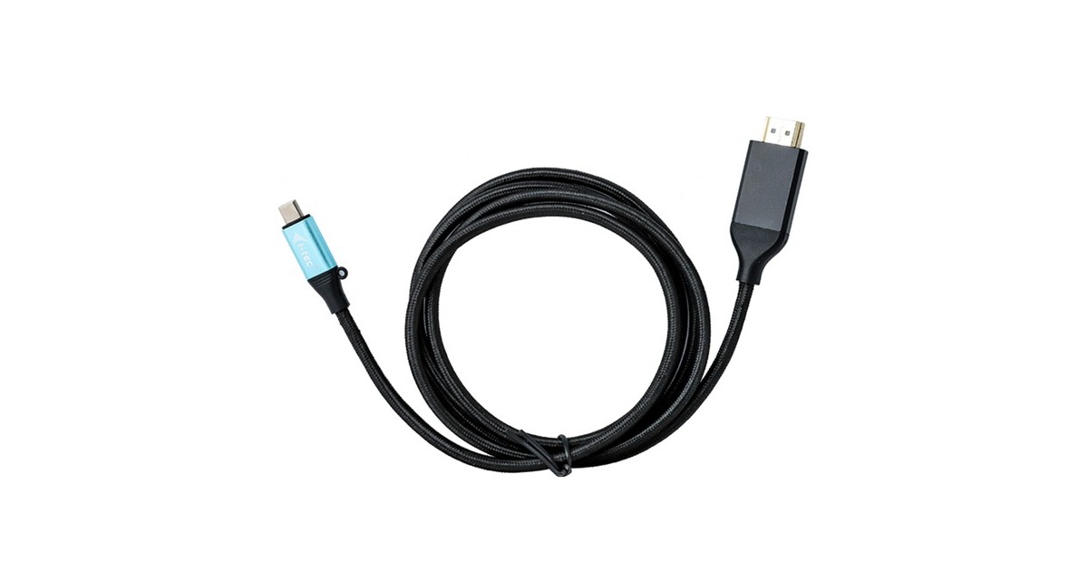 i-tecUSB-C > HDMI adapter  (Zwart, 2 meter, 4K 60 Hz)
