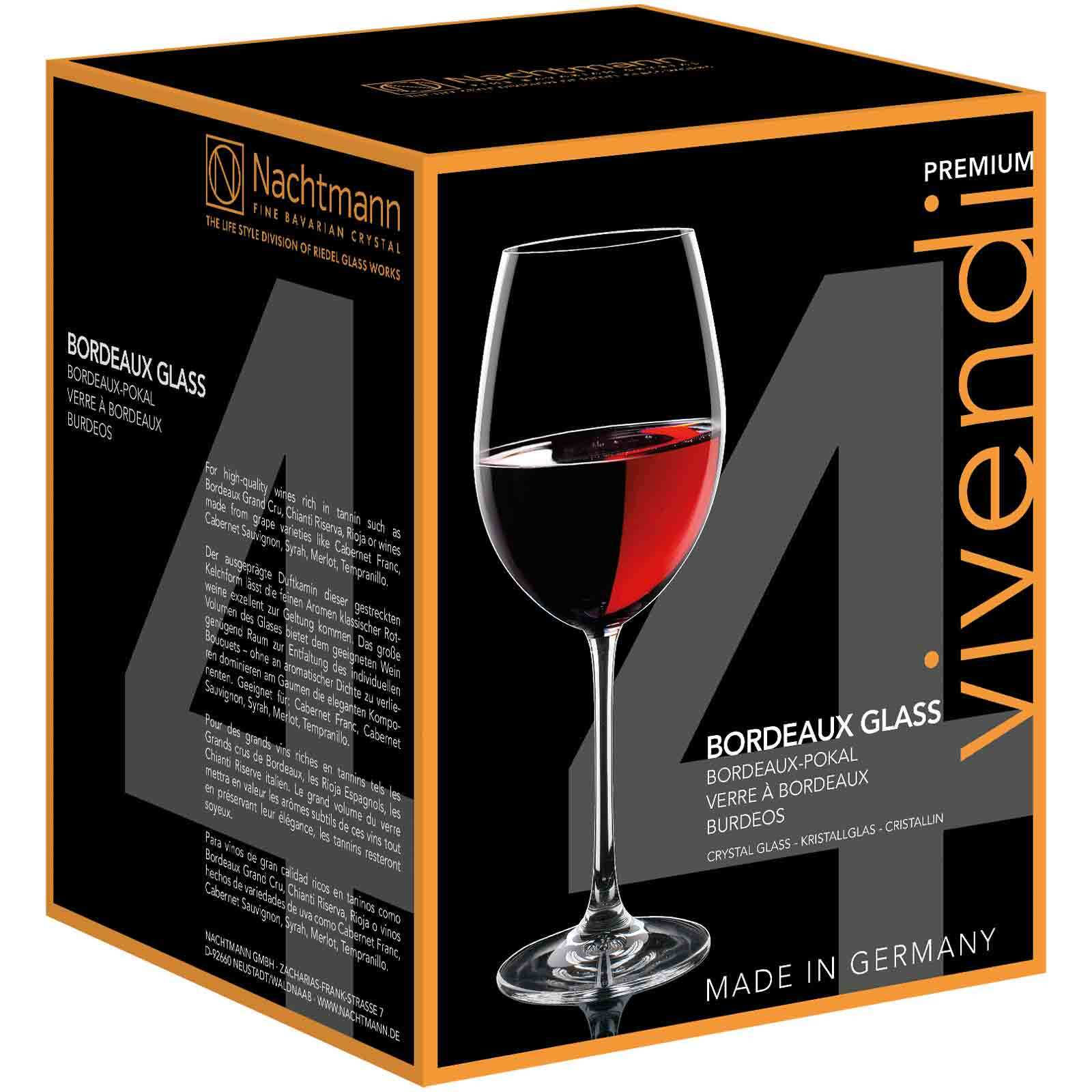 Nachtmann Bordeauxgläser Vivendi 763 ml 4er Set