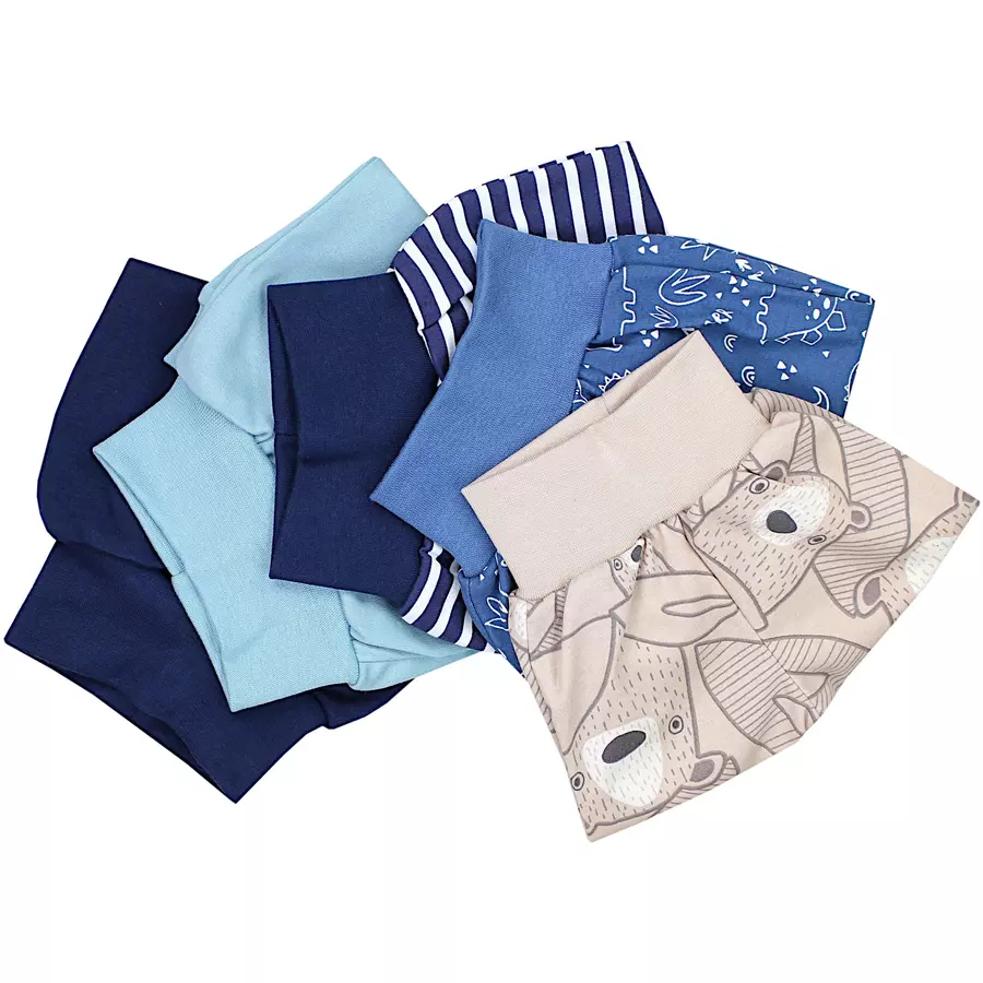 TupTam Baby Hose mit Fuß 5er Pack grau