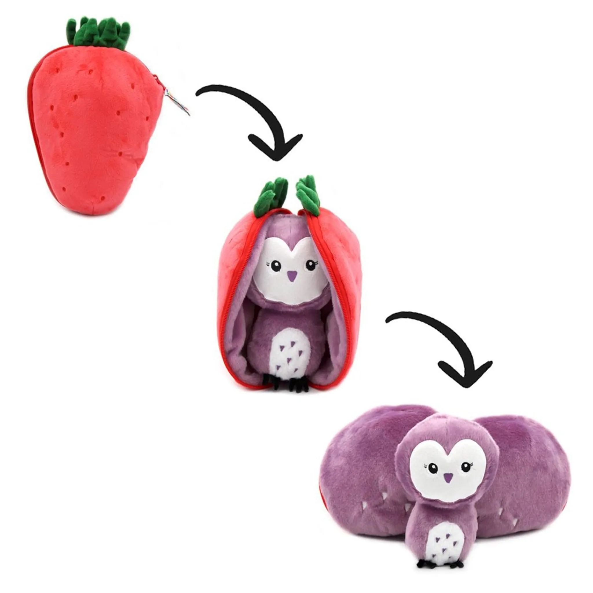 Flipetz Peluche Flipetz - Chouette Fra