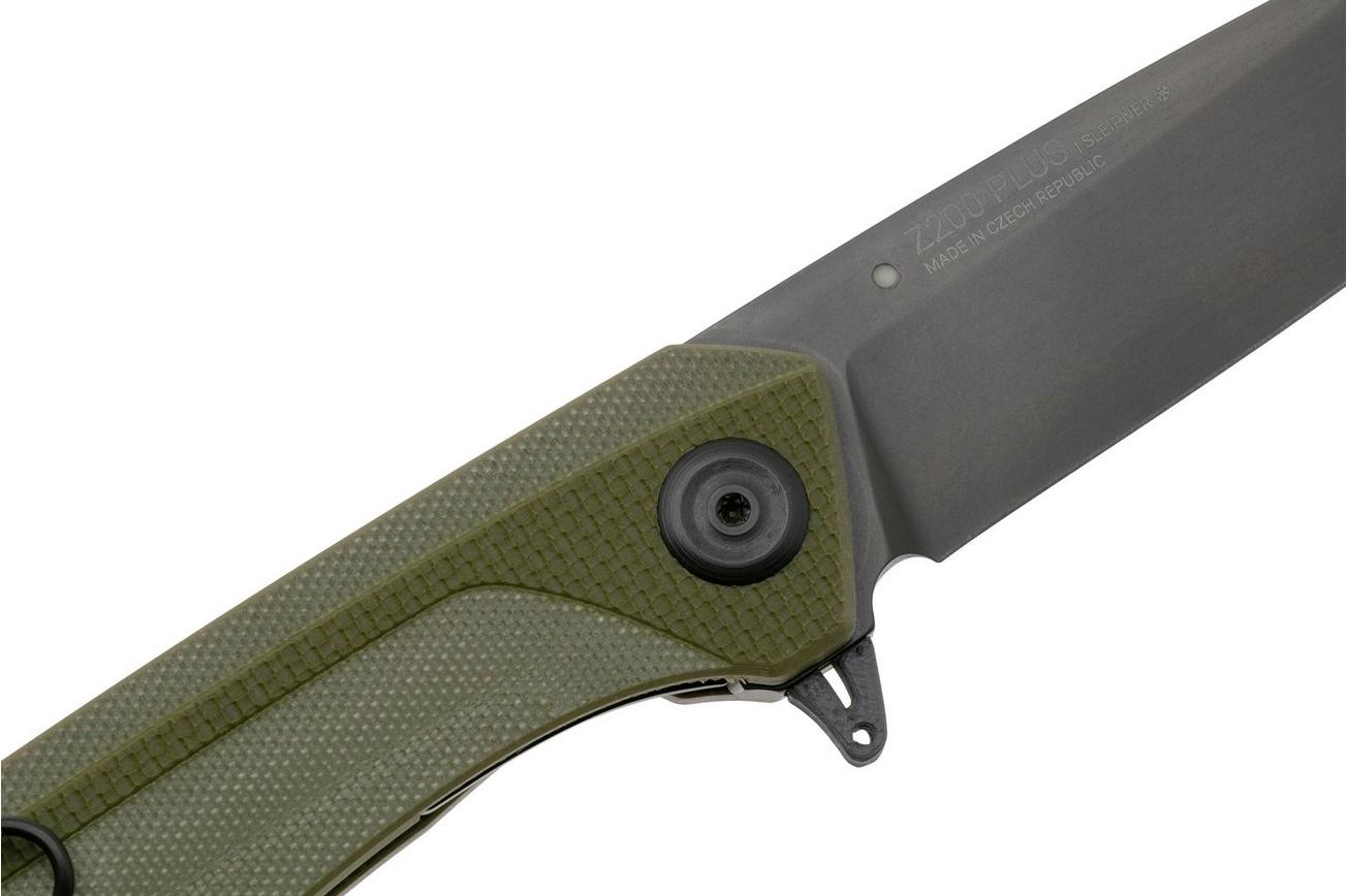 ANV Z200 PLUS-006, DLC Sleipner, Olive G10 zakmes
