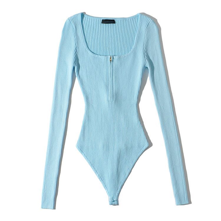 Hollahop - Gebreide bodytop met lange mouwen