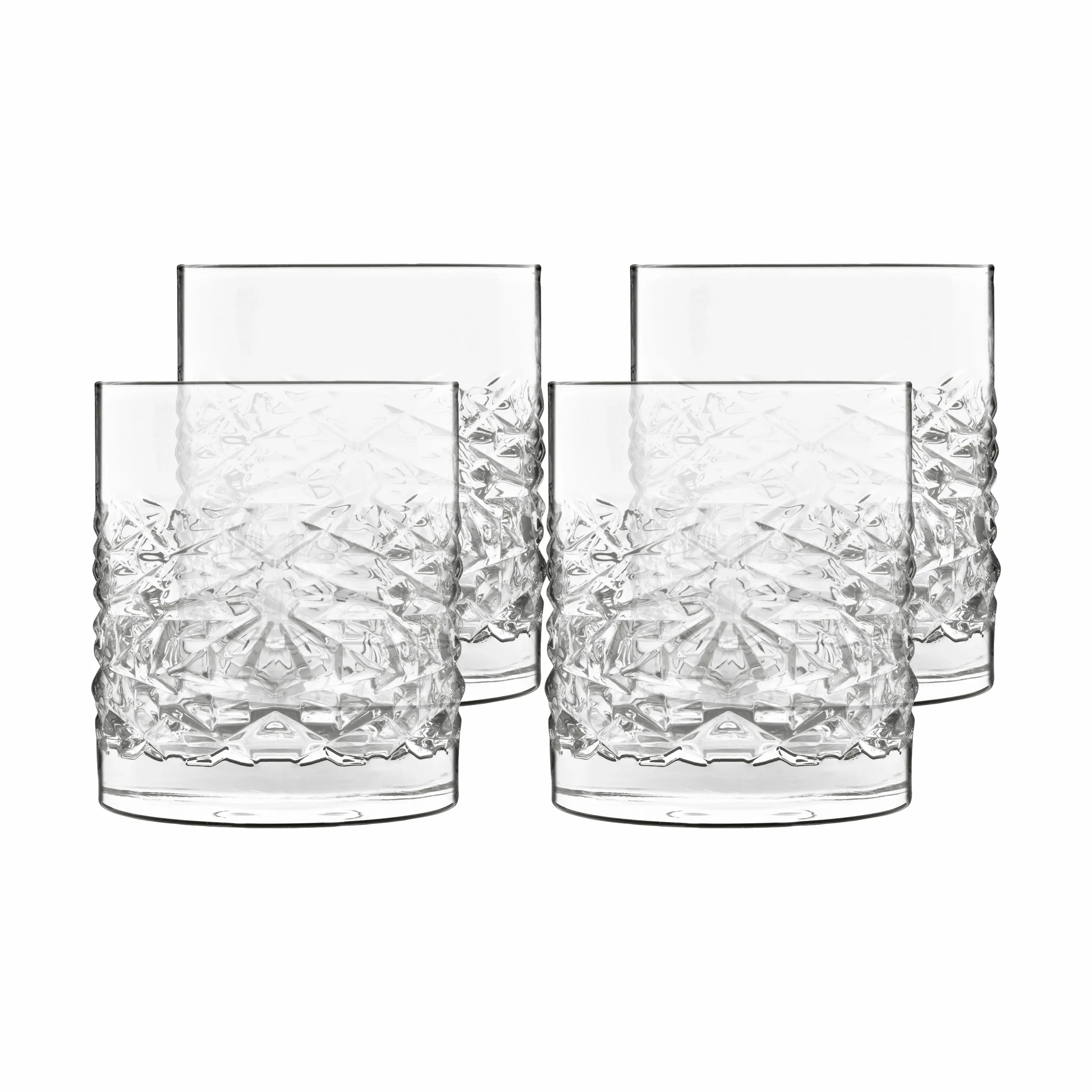 Luigi Bormioli Mixology Textures Vandglas - 4 stk.