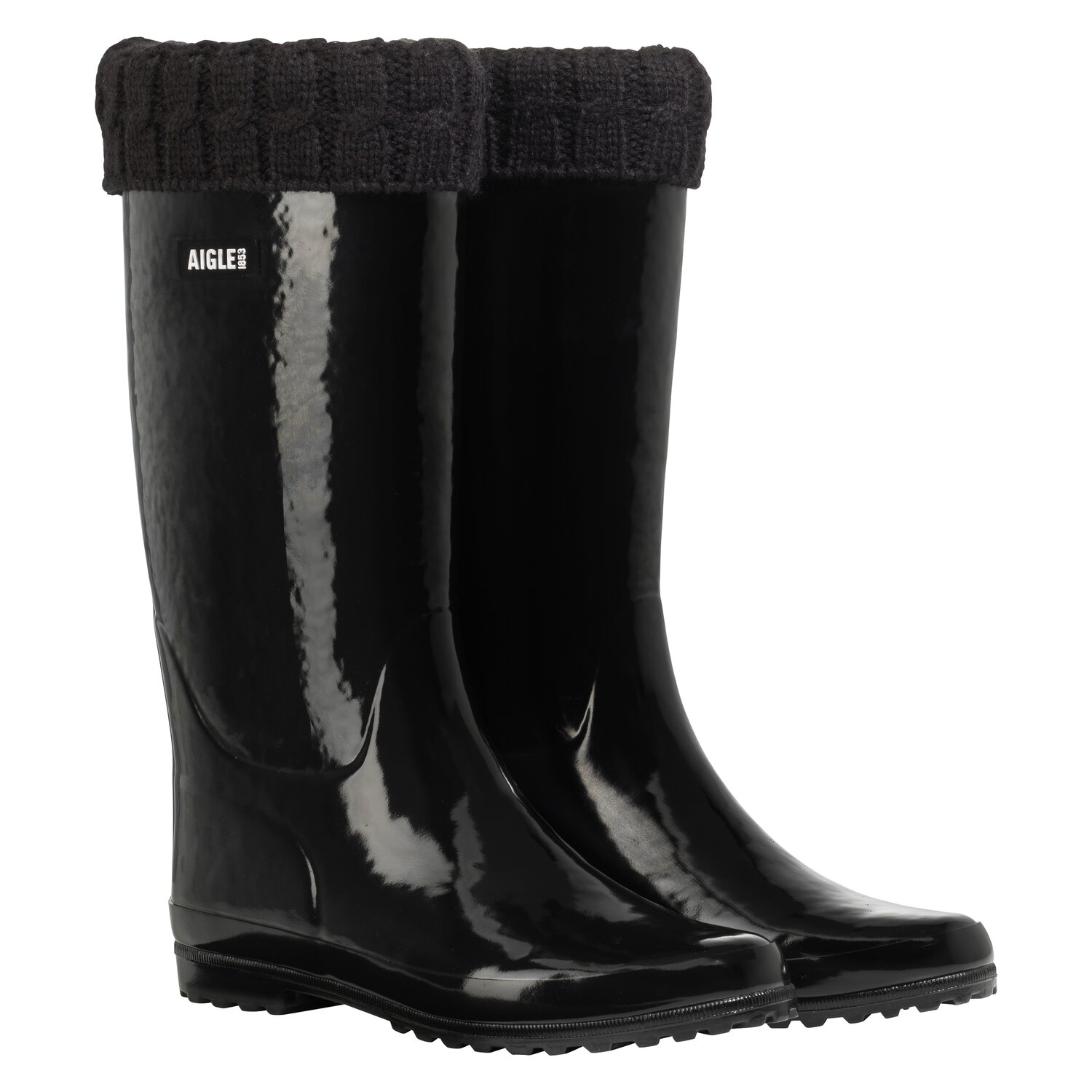 AIGLE Gummistiefel Eliosa Winter  - noir