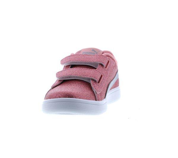 Puma Smash 3.0 Glitz Glam V Infant Girl Trainers