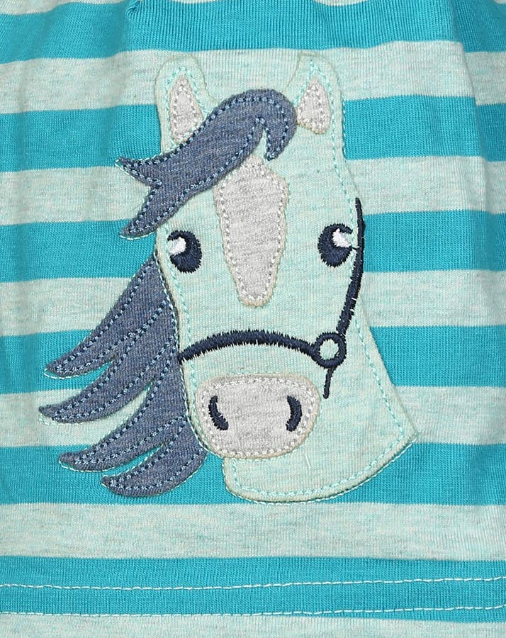 Beanie GOOD – PFERD in türkis