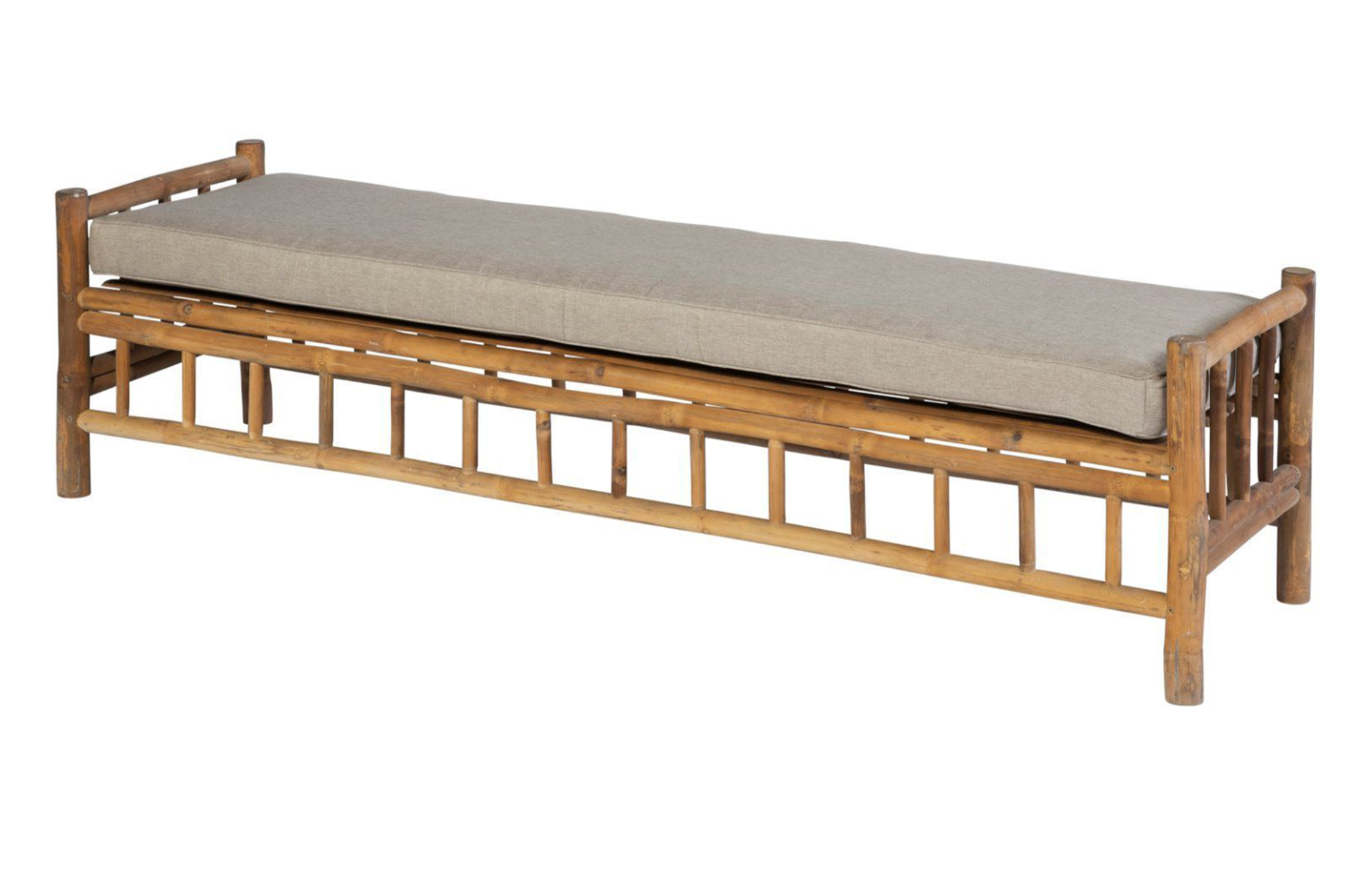 Exotan tennis Bench bamboo Tennis Bench Bamboo taupe