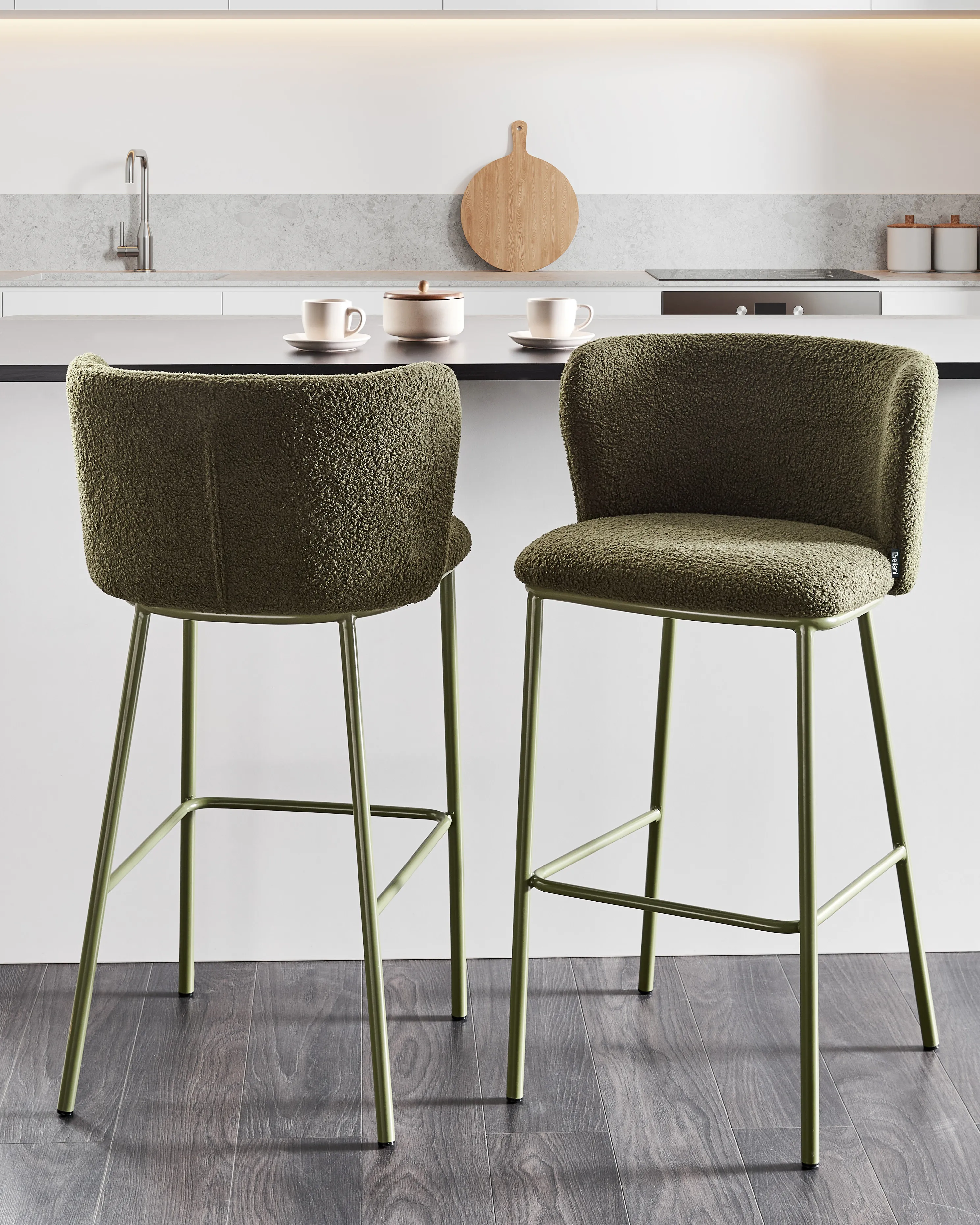Set van 2 barstoelen MINA II Groen