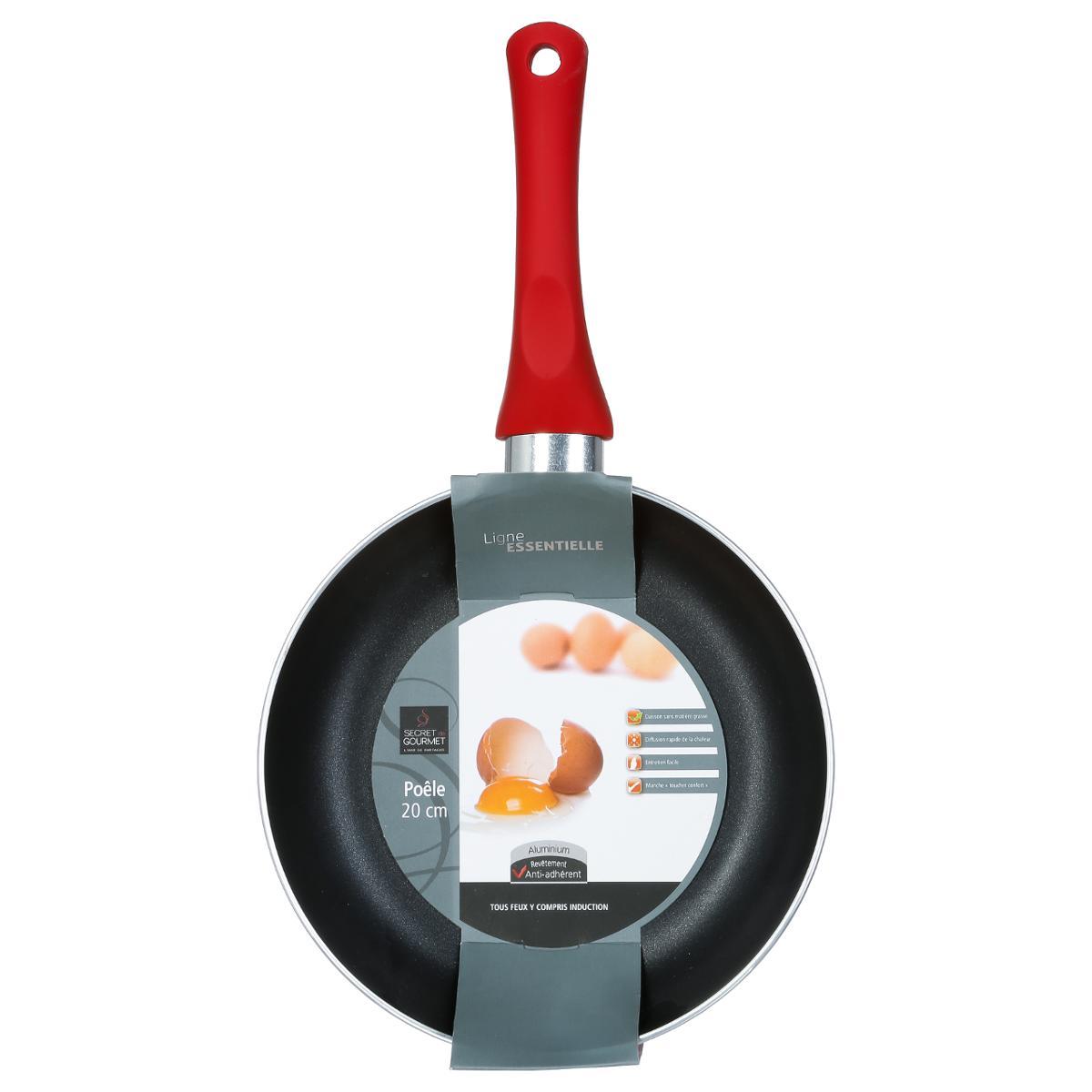 POELE 20CM ALUMINIUM INDUCTION ESSENTIELLE
