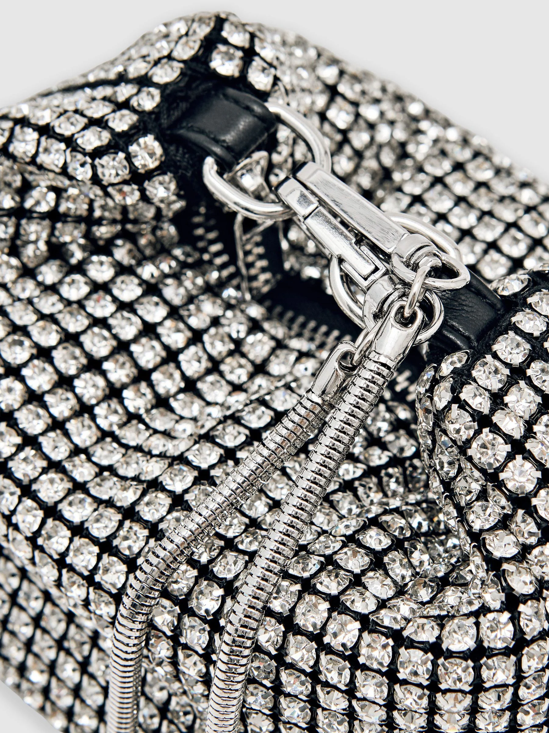 Reiss Leah Crystal Pouch Bag