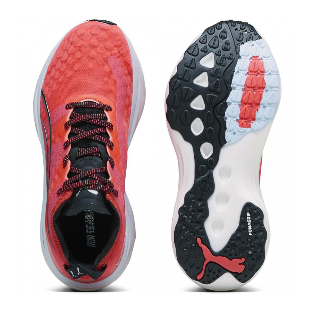 Puma FOREVERRUN NITRO - Chaussures running Femme fire orchid/puma black/puma silver