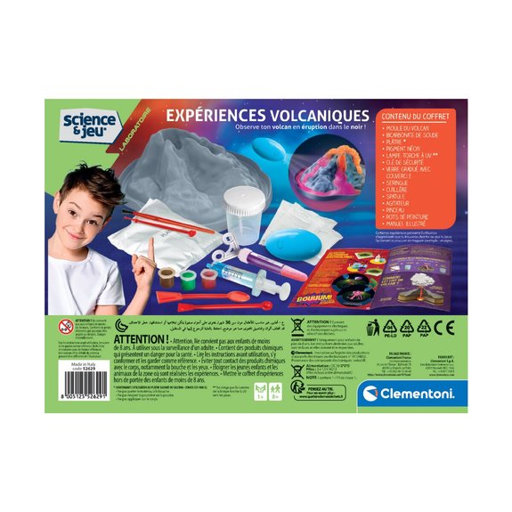 Science et Jeu - Expériences volcaniques