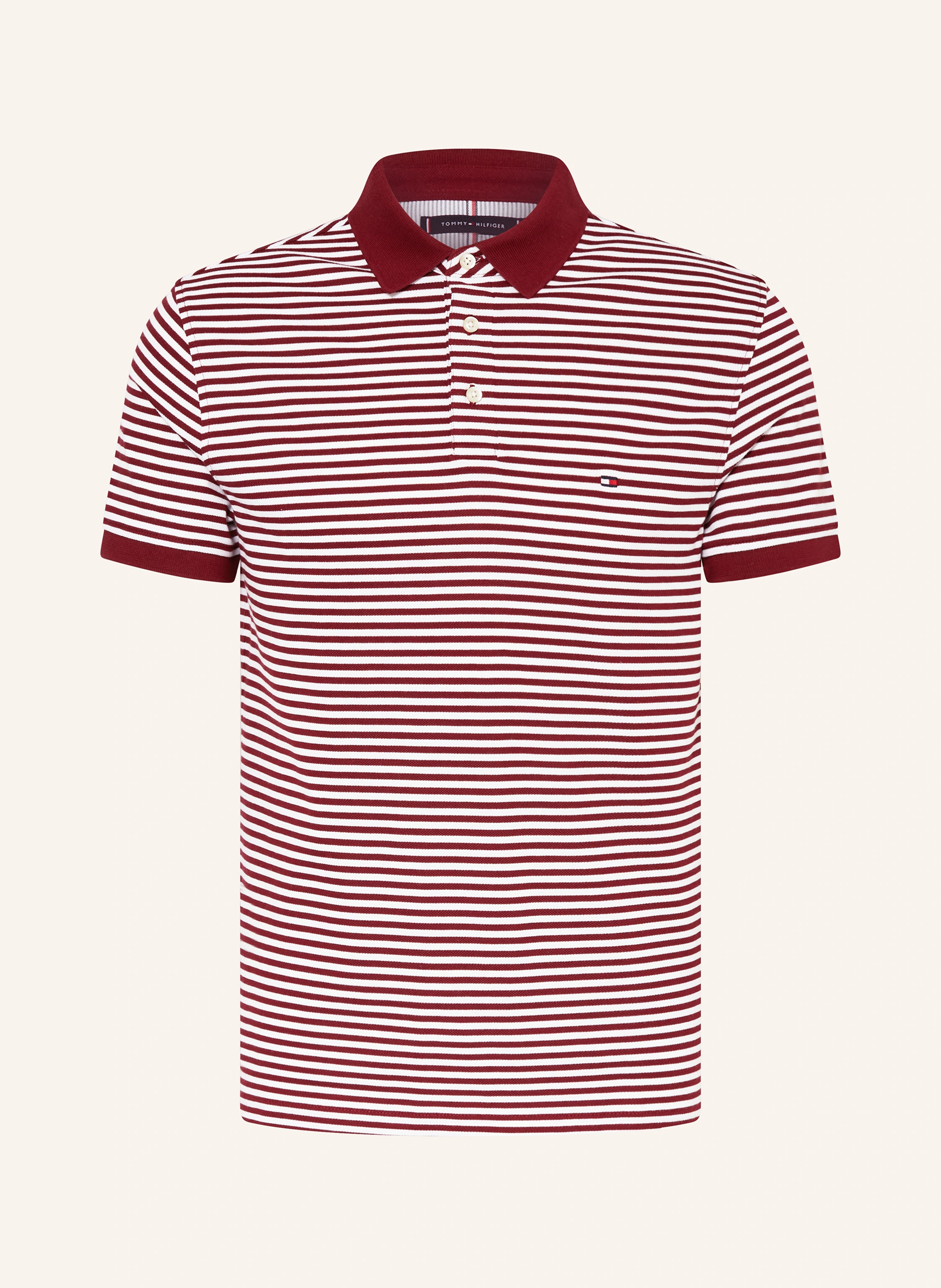 TOMMY HILFIGER Piqué-Poloshirt Slim Fit