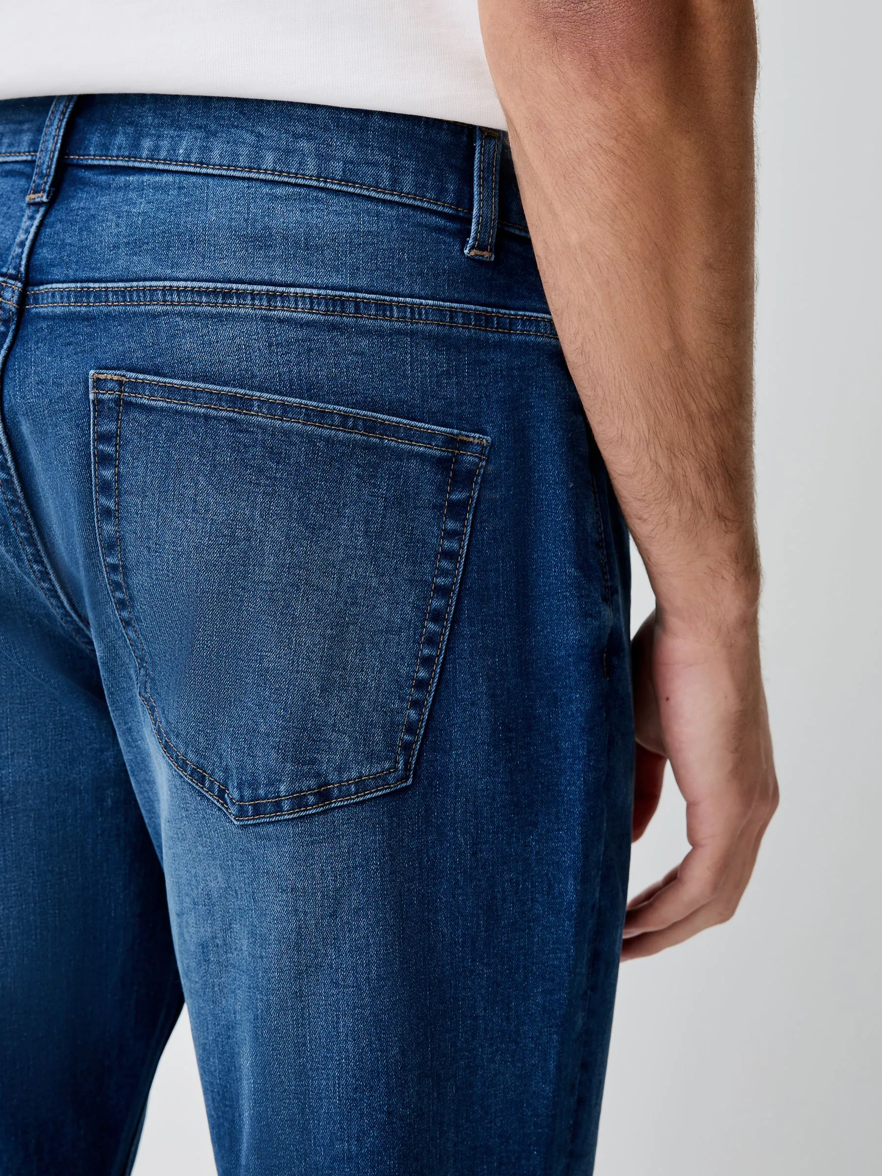 Blauw - Klassieke stretchy jeans