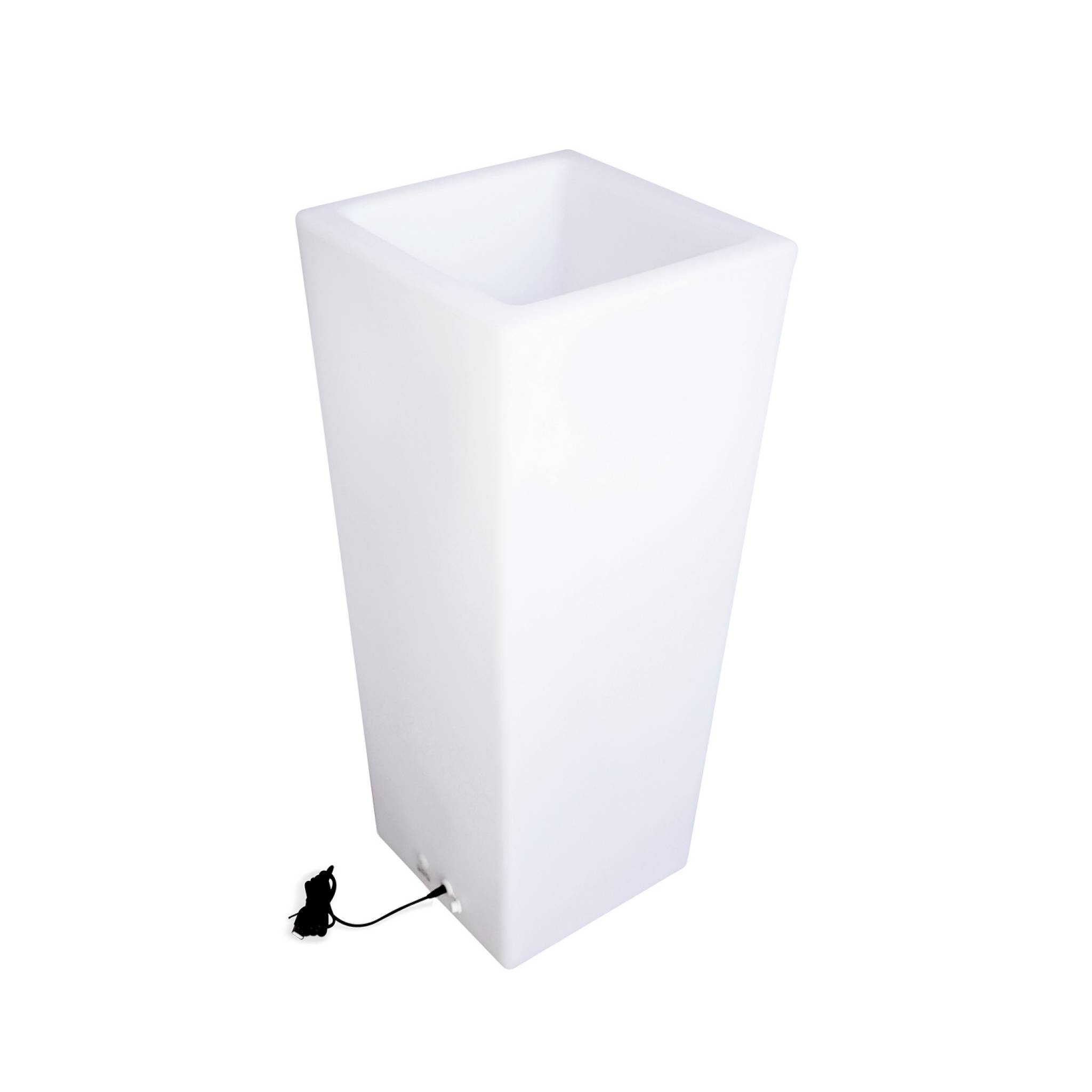 Vase led 75cm - pot de fleurs décoratif lumineux. 16 couleurs. 75cm. Rechargeable. Télécommande