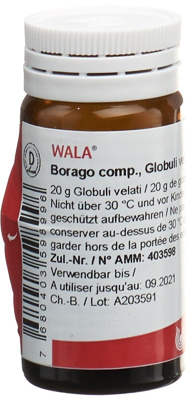 WALA Borago comp. Glob Fl 20 g