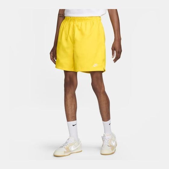 Nike Short Club Woven Flow - Jaune/Blanc