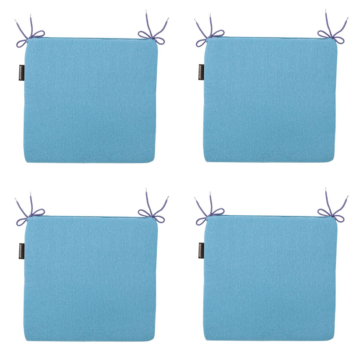 Madison Panama aqua Zitkussen - Set van 4