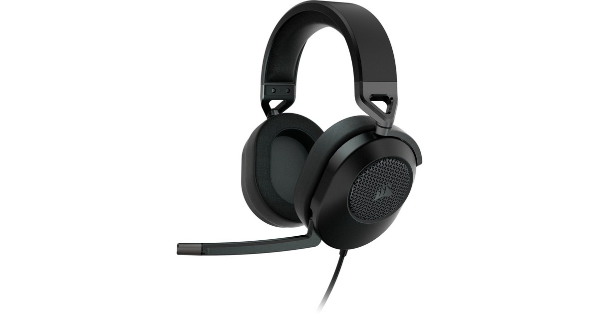 CorsairHS65 SURROUND over-ear gaming headset  (Carbon, Pc, PlayStation 4, PlayStation 5, Xbox Series X|S, Nintendo Switch)