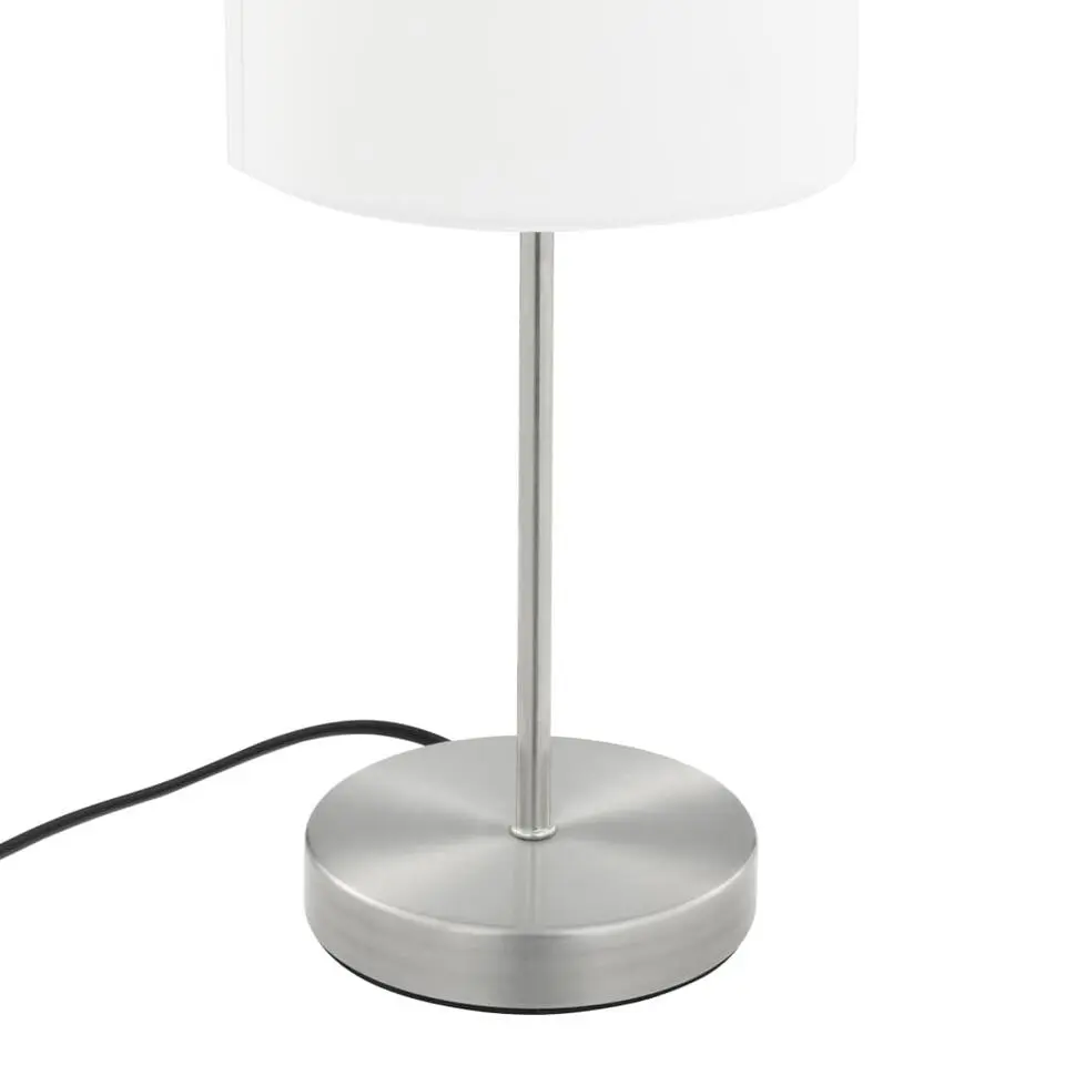 vidaXL - Tafellamp - Wit - Metaal - 2 stuks