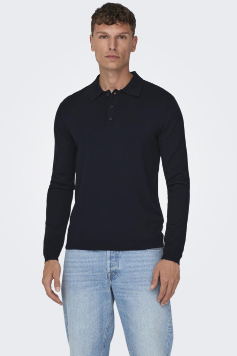 Only & Sons blauwe heren polo