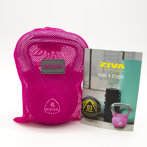 Kettlebell Ziva Chic Studio Rosa de 6 kg