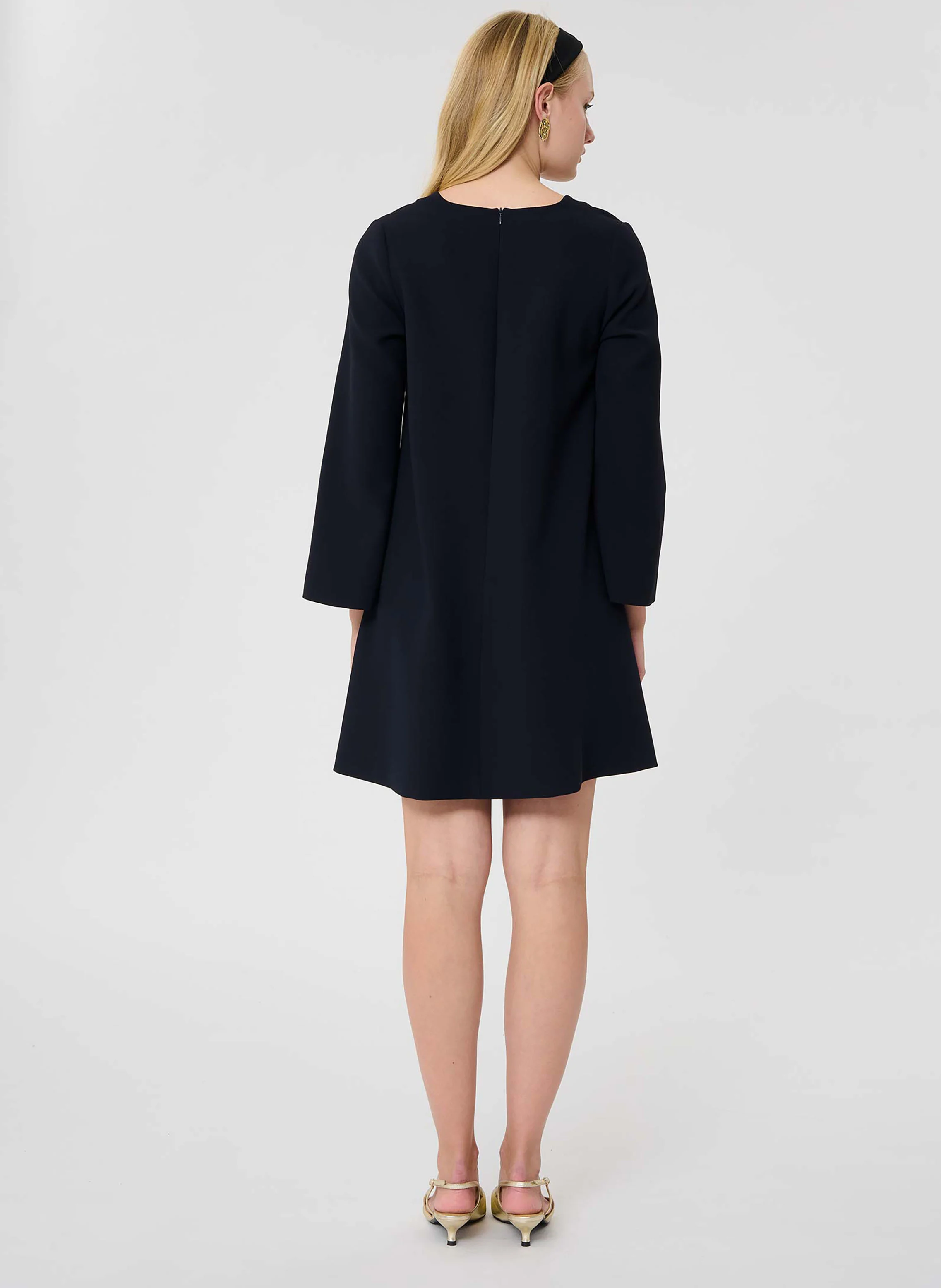 ROLIE - Robe courte col V | Bleu