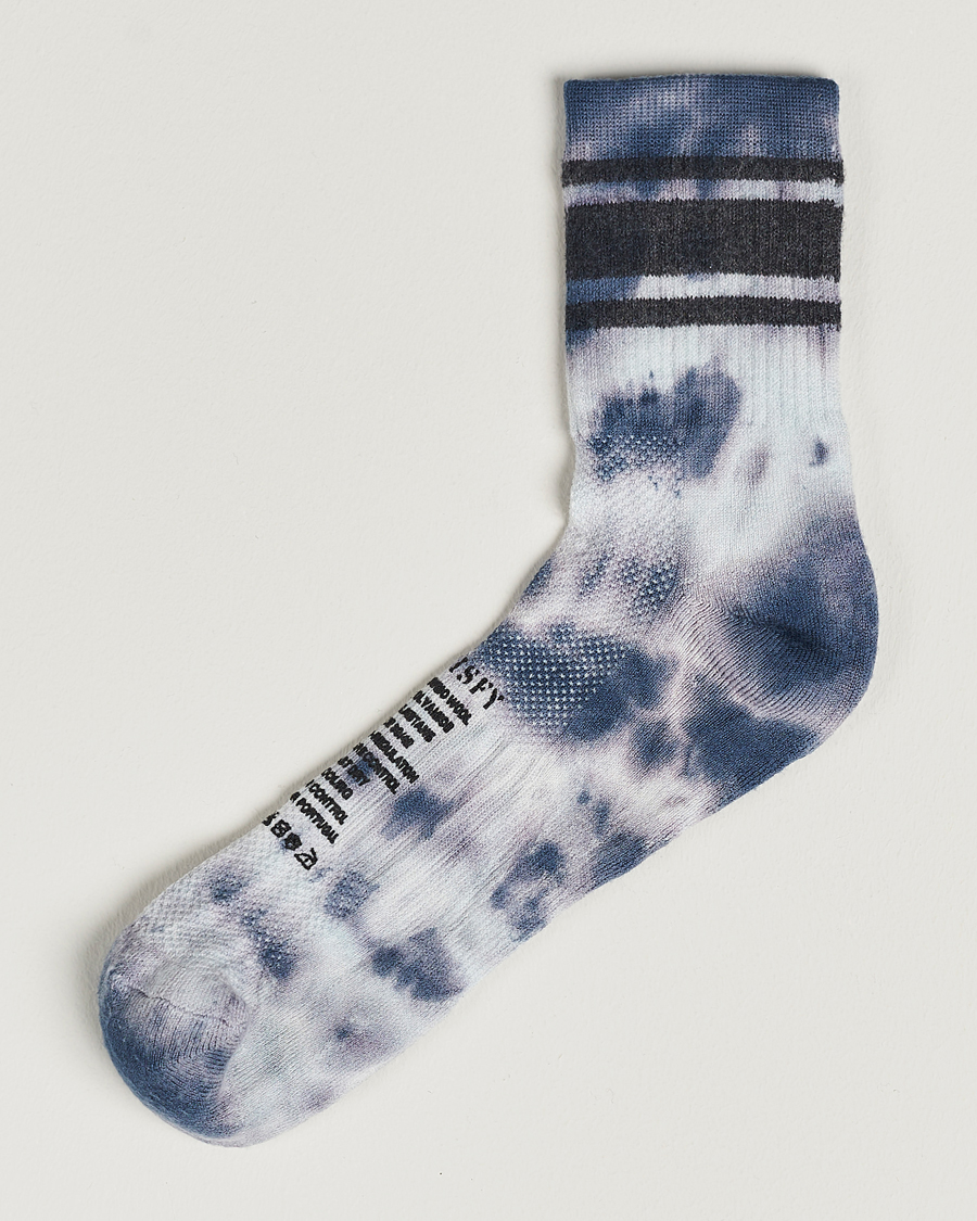 Satisfy Merino Tube Socks Ink Tie Dye