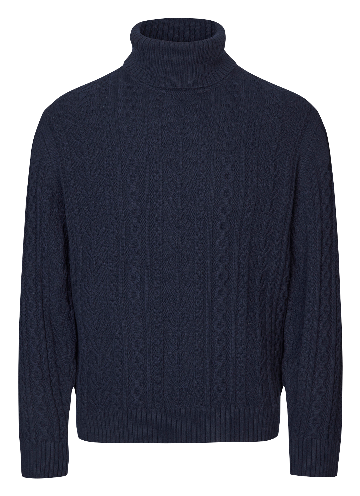 SAKOREY - Pull col roulé regular| Bleu
